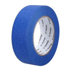 Cinta masking tape azul de 1.1.2" x 50 m para pintor. Truper