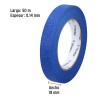 Cinta masking tape azul de 3.4" x 50 m para pintor. Truper