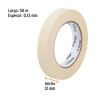 Cinta masking tape de 1.2" x 50 m. Truper