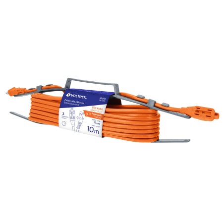 Extensión eléctrica de uso rudo 10 m 2x16 AWG. Volteck